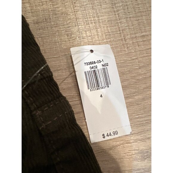 Old Navy Womens Extra High-Rise Kicker Boot-Cut Corduroy Pants Size 4 Green NEW - Picture 4 of 7